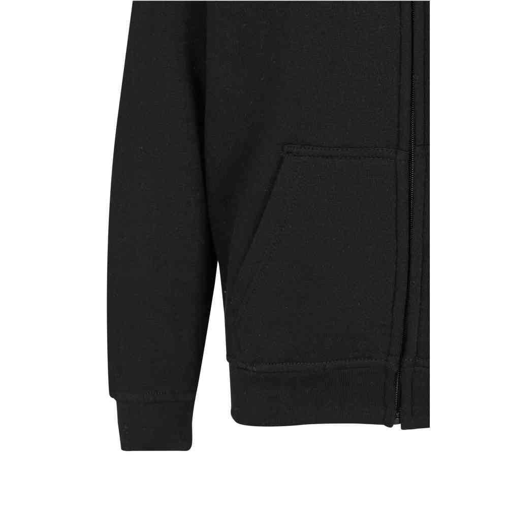 Urban Classics - Kids Basic Essential Zip Hoodie Kids - Black